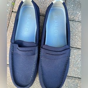 Rothy’s loafers in navy size 10 worn only a few times